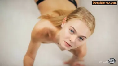 Poster: Nude Elle Fanning in POV Blowjob and Fucking Scene